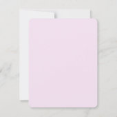 Peter die Rabbit Pink Jacke Dankeskarte (Rückseite)