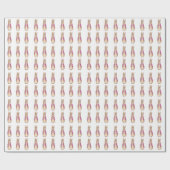 Peter die Rabbit Pink Jacke Geschenkpapier (Flach)