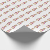 Peter die Rabbit Pink Jacke Geschenkpapier (Ecke)