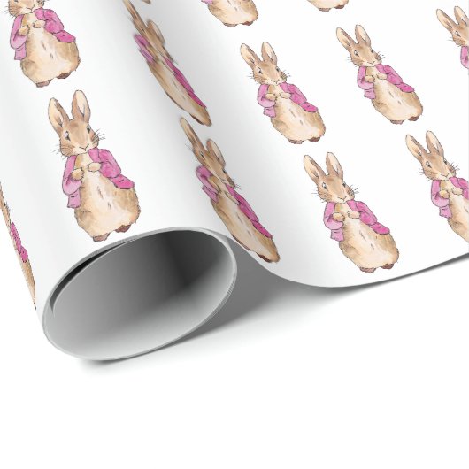 Peter die Rabbit Pink Jacke Geschenkpapier (Rolleneckpunkt)
