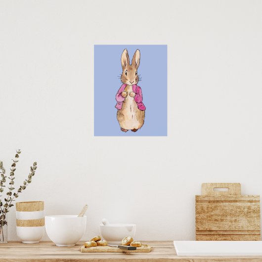 Peter die Rabbit Pink Jacke Poster (Küche)