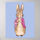 Peter die Rabbit Pink Jacke Poster (Vorne)