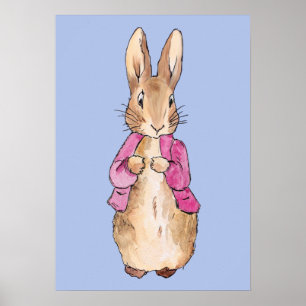 Peter die Rabbit Pink Jacke Poster