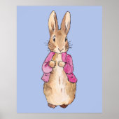 Peter die Rabbit Pink Jacke Poster (Vorne)