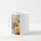 Peter Dinatop Armored Battle Cat Charge Kaffeetasse (Vorderseite Links)