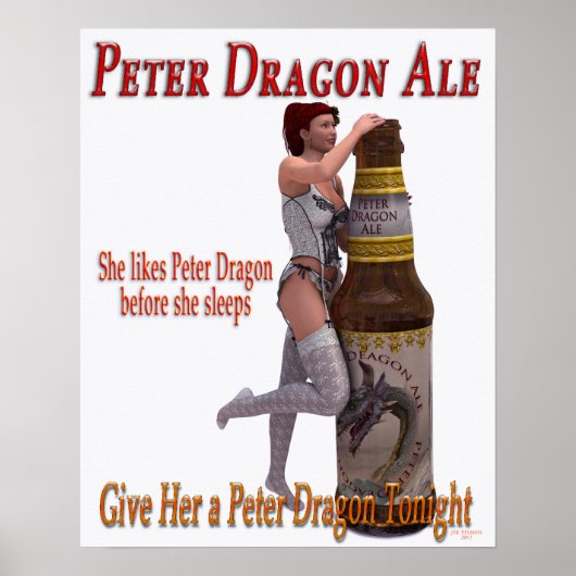 Peter Dragon Ale bevor sie schläft Poster (Vorne)