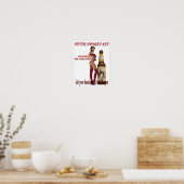 Peter Dragon Ale Leben ist gut Poster (Küche)