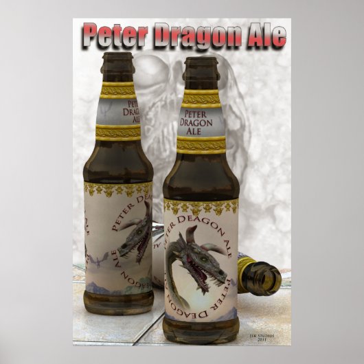 PETER Dragon Ale poster 2011 (Vorne)
