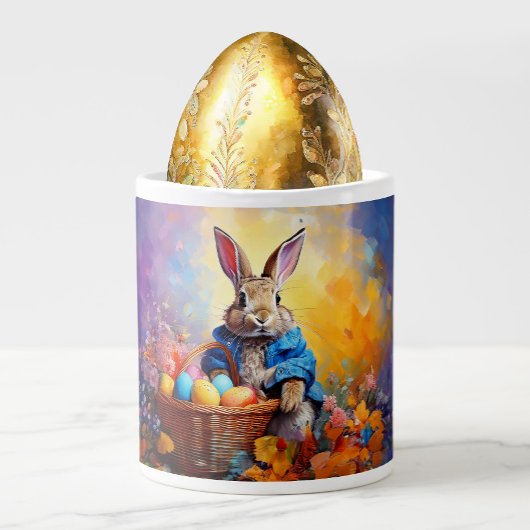 Peter Easter Bunny mit Ostereiern Jumbo-Tasse