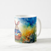 Peter Easter Bunny mit Ostereiern Kaffeetasse (VorderseiteRechts)