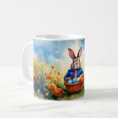 Peter Easter Bunny mit Ostereiern Kaffeetasse (Vorderseite Links)