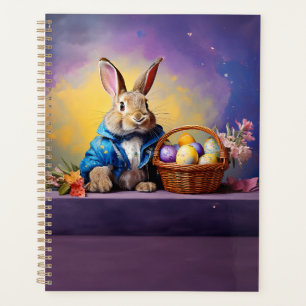 Peter Easter Bunny mit Ostereiern Planer