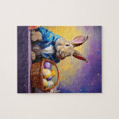 Peter Easter Bunny mit Ostereiern Puzzle (Horizontal)