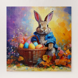 Peter Easter Bunny mit Ostereiern Puzzle