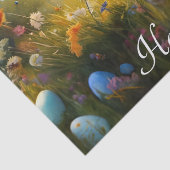 Peter Easter Bunny mit Ostereiern Seidenpapier (Detail)