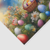 Peter Easter Bunny mit Ostereiern Seidenpapier (Ausschnitt)