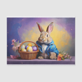 Peter Easter Bunny mit Ostereiern Seidenpapier