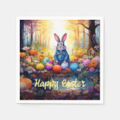 Peter Easter Bunny mit Ostereiern Serviette (Vorderseite)