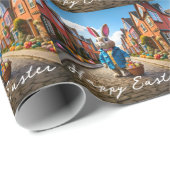 Peter Easter Bunny Ostereier Körbchen Geschenkpapier (Rolleneckpunkt)