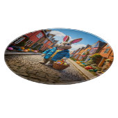 Peter Easter Bunny Ostereier Körbchen Schneidebrett (Ecke)