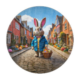 Peter Easter Bunny Ostereier Körbchen Schneidebrett