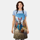 Peter Easter Bunny Ostereier Körbchen Schürze (Getragen)