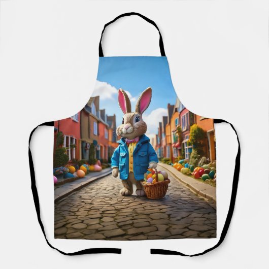 Peter Easter Bunny Ostereier Körbchen Schürze (Vorderseite)