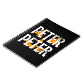Peter Fall Season Pumpkin Notizblock (Linke Seite)