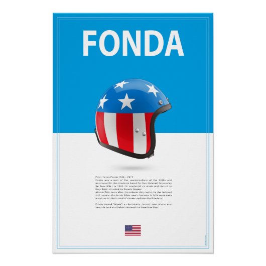 Peter Fonda Helmet Poster (Vorderseite)