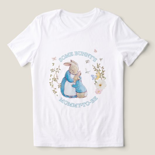 Peter Frau Rabbit Beatrix Mommy wird Tri-Blend Shirt (Design Vorderseite)