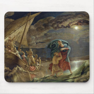 Peter geht auf Wasser, 1806 Mousepad