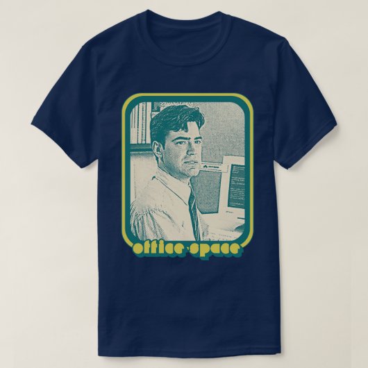 Peter Gibbons Office Space Aesthetic 90s Fan Desig T-Shirt (Design vorne)