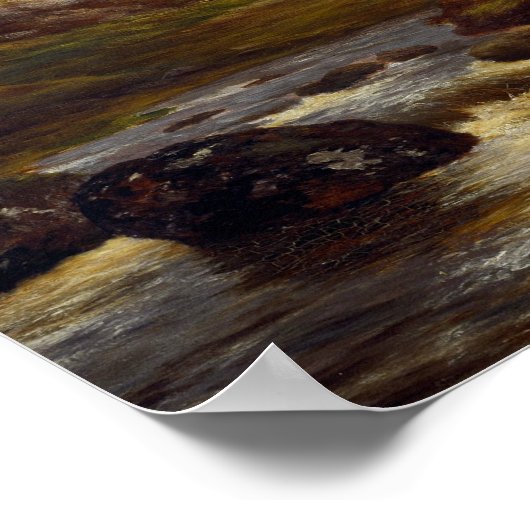 Peter Graham Wandering Shadows Poster (Ecke)