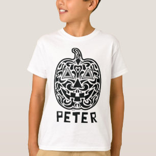 Peter Halloween Zucker-Schädel-Design T-Shirt