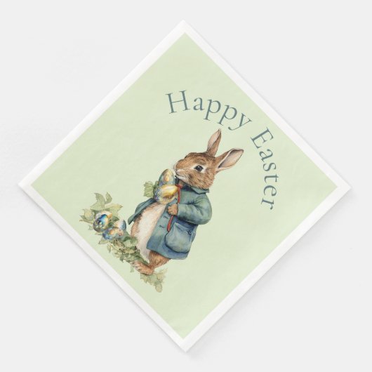 Peter Hase Ostereier-Suche Serviette (Ecke)