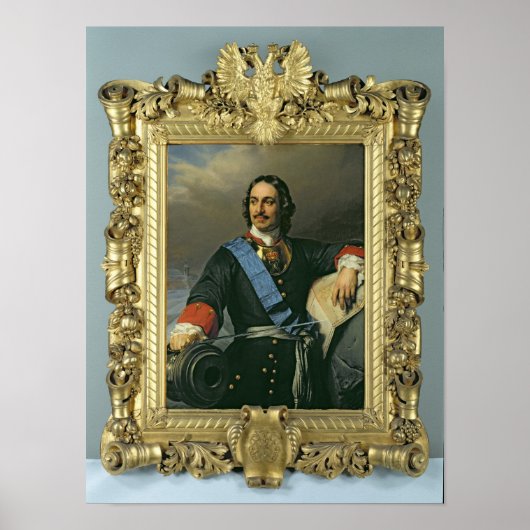 Peter I der Große 1838 Poster (Vorne)