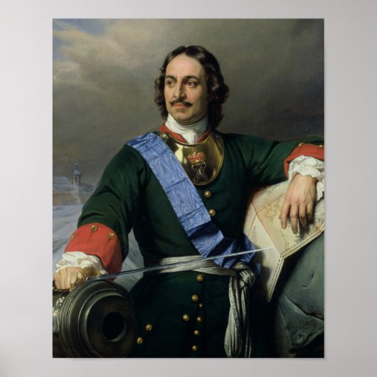 Peter I der Große - Paul Delaroche Poster (Vorne)