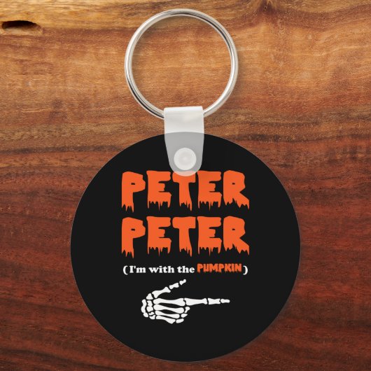 Peter i'm mit dem Kürbis Schlüsselanhänger (Vorderseite)
