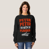 Peter I'm with the Pumpkin Halloween Costume Coupl Sweatshirt (Vorne ganz)