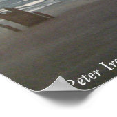 Peter Iredale Schiffswrack print Poster (Ecke)