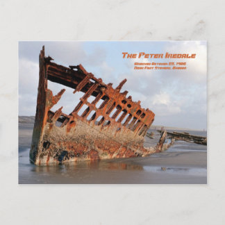 Peter Iredale Shipwreck, Fort Stevens, Oregon Post Postkarte