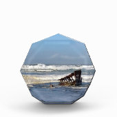 Peter Iredale Shipwreck, Oregon Coast Fotoblock (Vorderseite)
