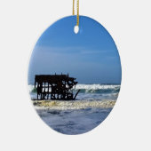 Peter Iredale Shipwreck, Oregon Coast Keramik Ornament (Rechts)
