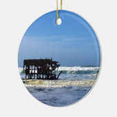 Peter Iredale Shipwreck, Oregon Coast Keramik Ornament (Links)