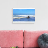 Peter Iredale Shipwreck, Oregon Coast Leinwanddruck (Insitu (Wohnzimmer))