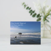 Peter Iredale Shipwreck, Oregon Coast Postkarte (Stehend Vorderseite)