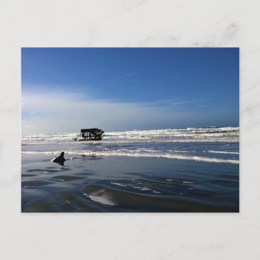 Peter Iredale Shipwreck, Oregon Coast Postkarte (Vorderseite)