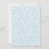 Peter Kaninchen Baby zum zweiten Geburtstag Einlad Einladung (Rückseite)