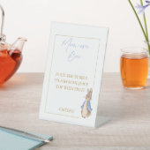 Peter Kaninchen Babydusche Sockelschild (In SItu)