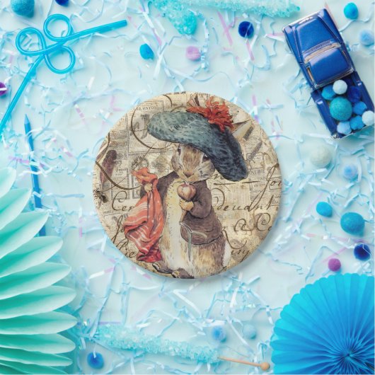 Peter Kaninchen, Benjamin-Bunny-Papier-Teller Pappteller (Party)